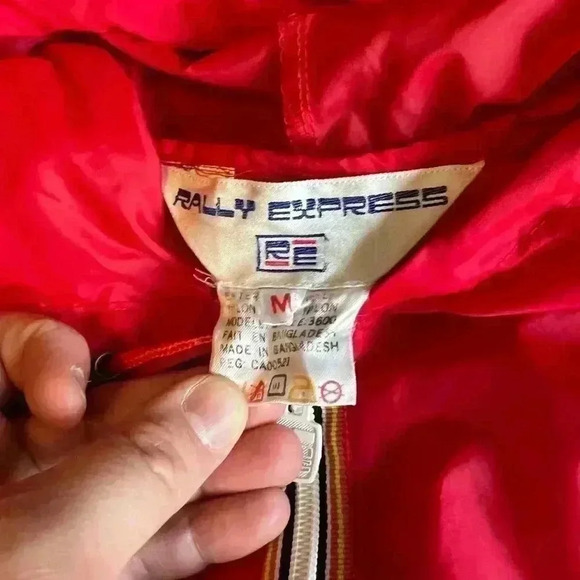 Vintage Mens Size M Rally Express Pull Over/ Windbreaker - Picture 5 of 6